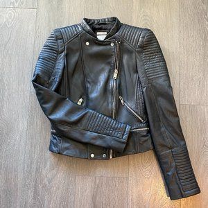 Real Leather Biker Jacket
